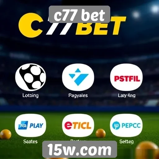 Avaliação dos métodos de pagamento disponíveis em c77 bet