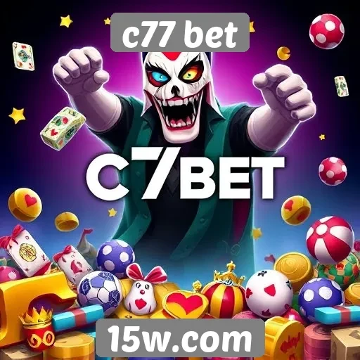 Variedade de jogos disponíveis no c77 bet